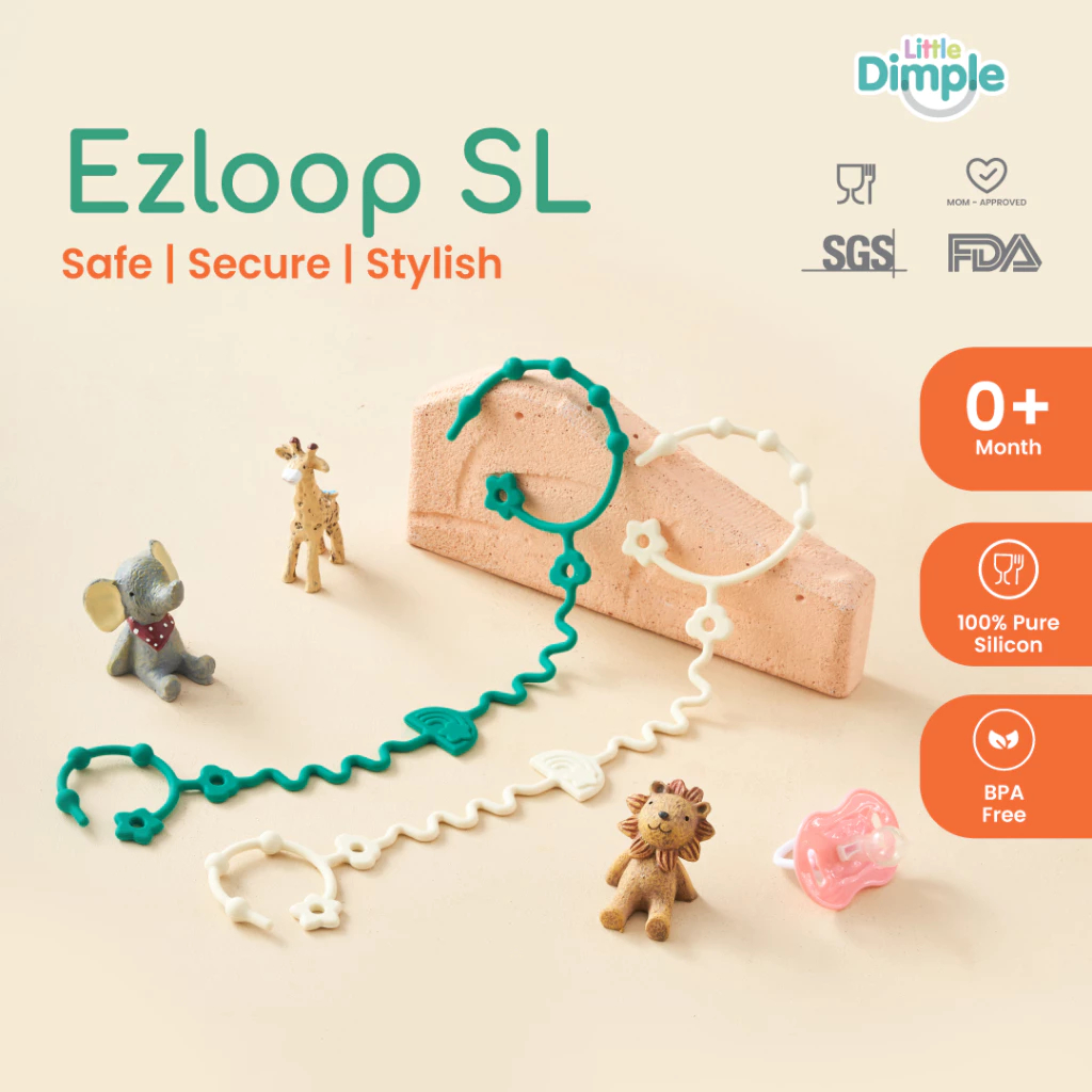 GANTUNGAN ลิตเติ้ล ลักยิ้ม - Ezloop SL 25-361 | จุกนมหลอกและที่แขวนยางกัดเด็ก