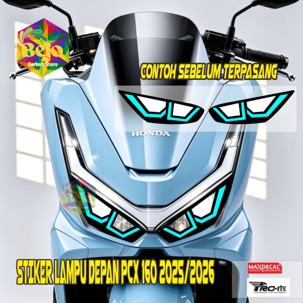 HONDA PCX 160 2025 สติ๊กเกอร์โคมไฟคิ้ว