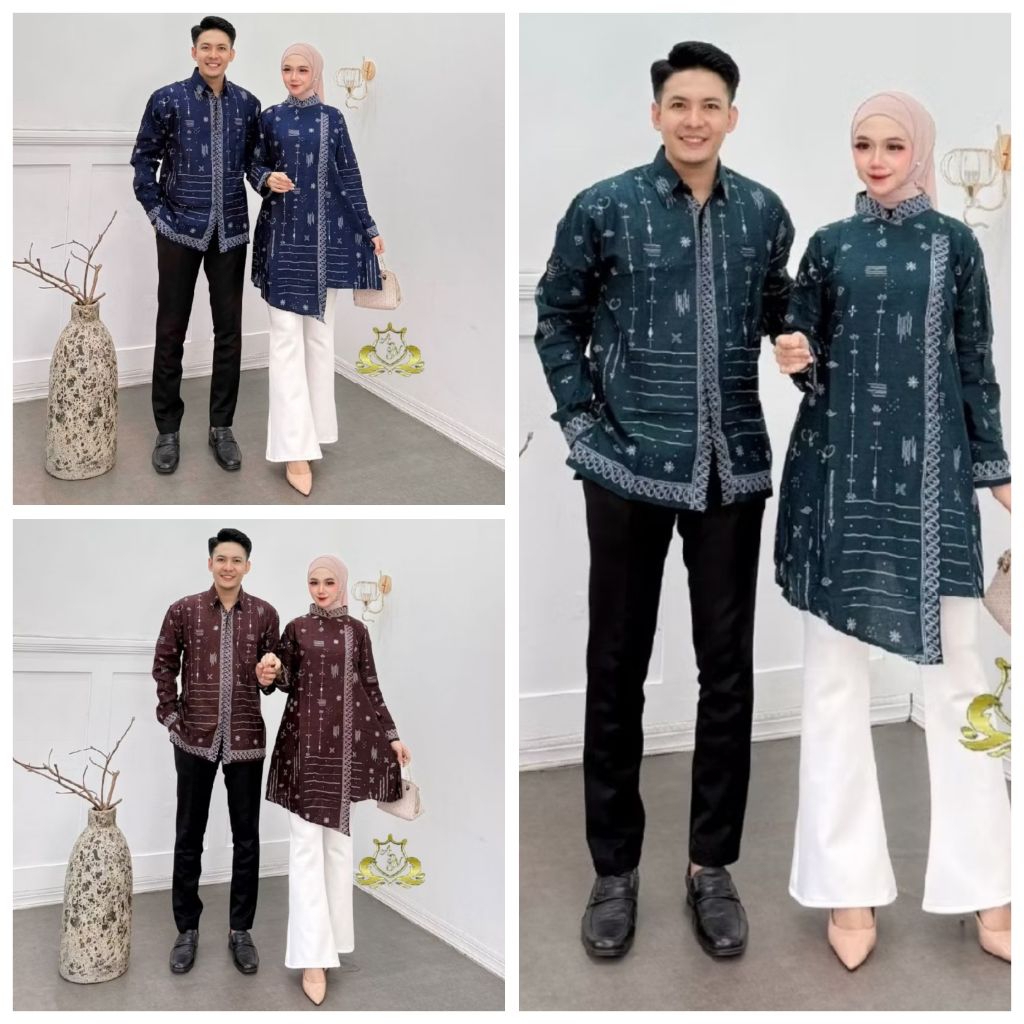 KAMEJA ELEGANT COUPLE BATIK SHIRT – LOOK SERI, STYLISH, & CLASSY!