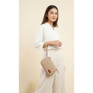 KEY.LA | EVE DOMPET WANITA 1 Ruang Bahan Chocoly Muat HP, Kunci & Uang Kertas