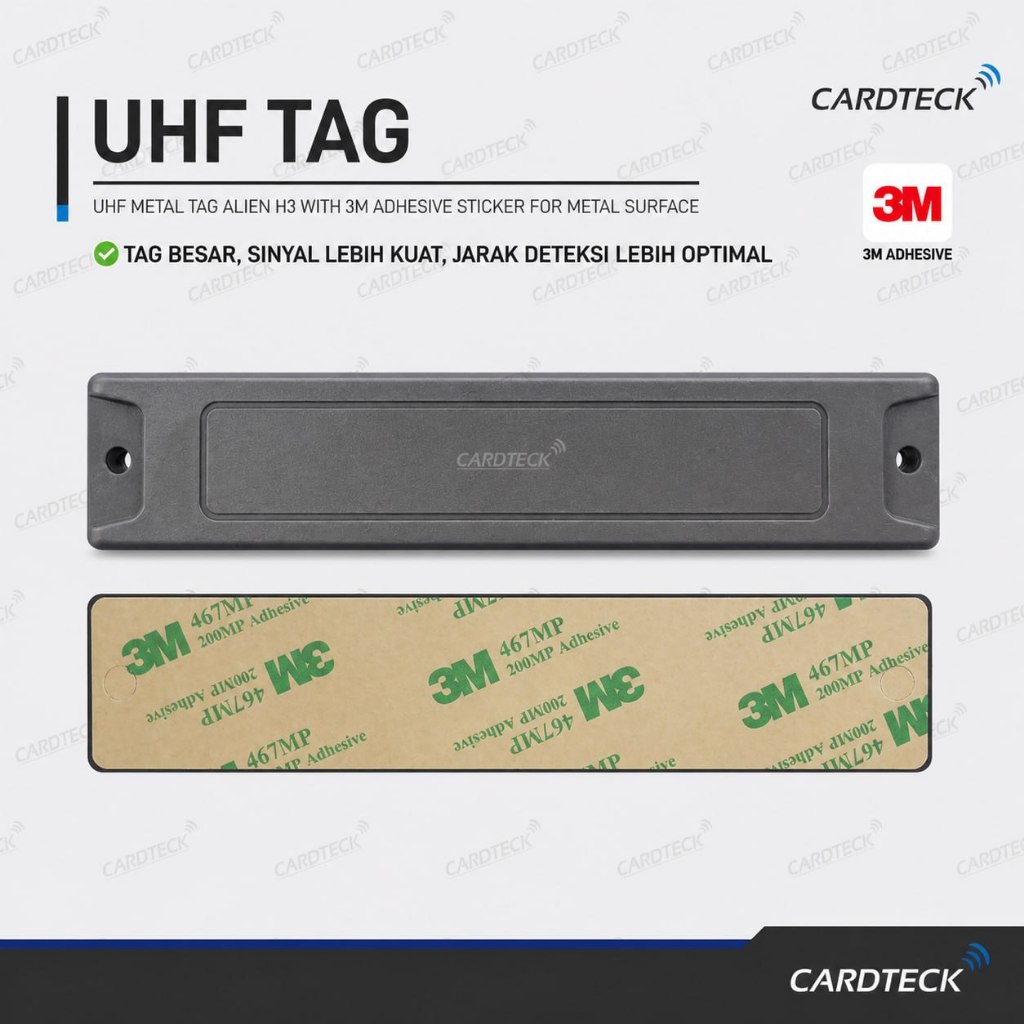 RFID UHF METAL TAG ALIEN H3 พร้อมสติ๊กเกอร์ 3M ADHESIVE สําหรับพื้นผิวโลหะ