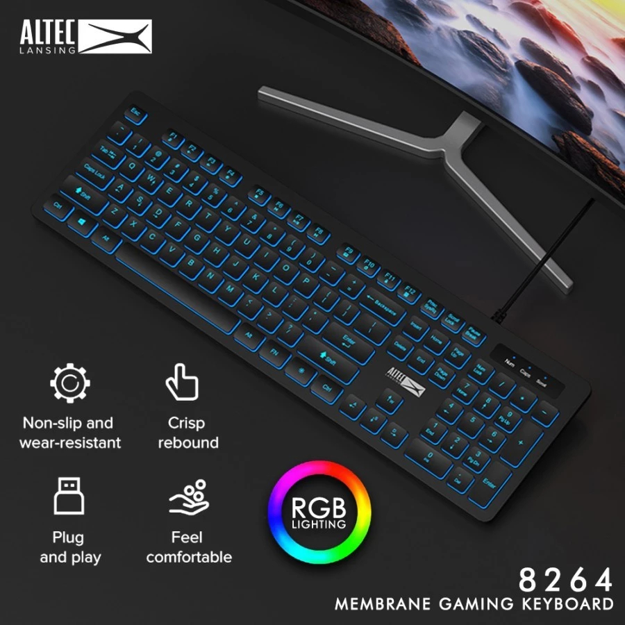 Altec Lansing ALGK-8264 RGB Gaming Keyboard - ALTEC ALGK8264