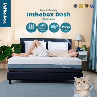 Kasur Orthopedic Spring Bed Extra Cool Fabric INTHEBOX Dash Tinggi 35 cm - FREE Bantal | Ukuran 90x200, 100x200, 120x200, 140x200, 160x200, 180x200, & 200x200