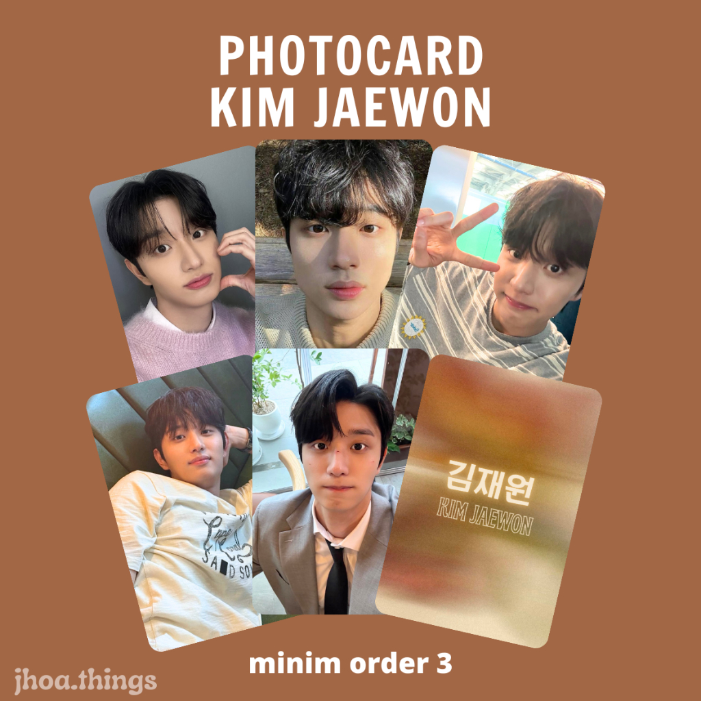 [UNOFFICIAL] PHOTOCARD KIM JAEWON JAE WON ACTOR KOREA KDRAMA YUMIS CELLS HIERARCHY