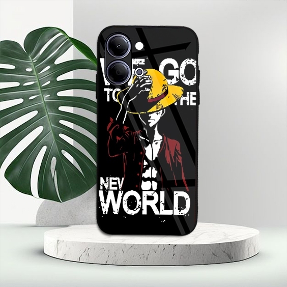 (KF-253) Softcase Glass Kaca สําหรับ VIVO Y05 ล่าสุด 2026 - Aesthetic Case - Cool Case - Anti-Scratc