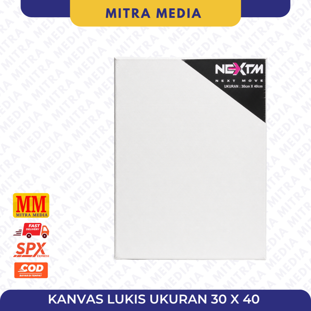 Next M Plain Painting Canvas / Size 30x40 / Next M Painting Canvas Board