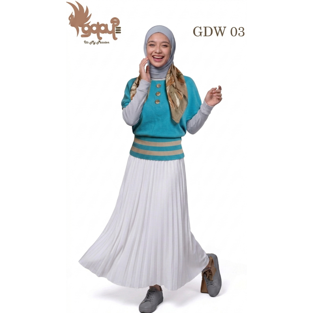 GDW 03 Galaule Store เสื้อกันหนาวถักคอมพิวเตอร์