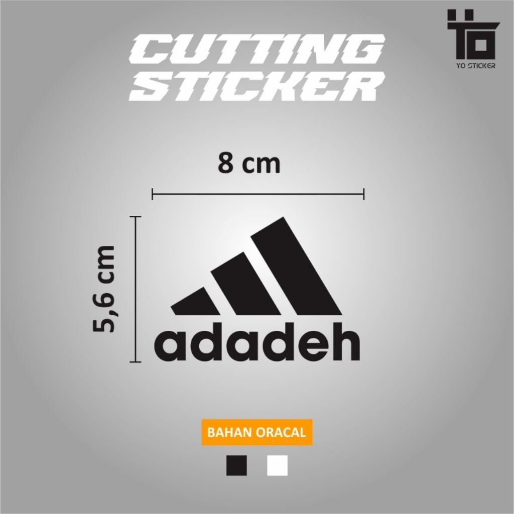 ADADEH MEME CUTTING STICKER/ PLESETAN CUTTING STICKER