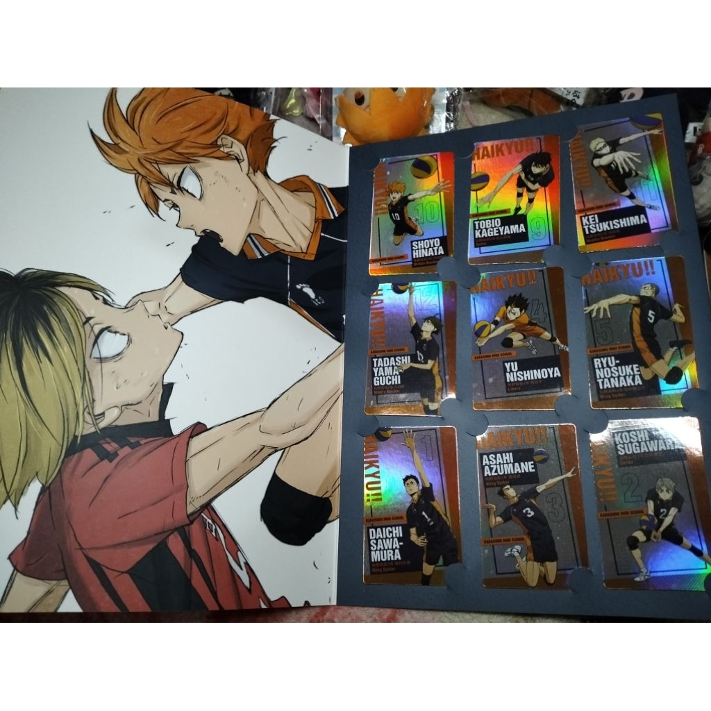 Haikyuu The Dumpster Battle Card Folder & Laser Card Bene Movie Karasuno HQ