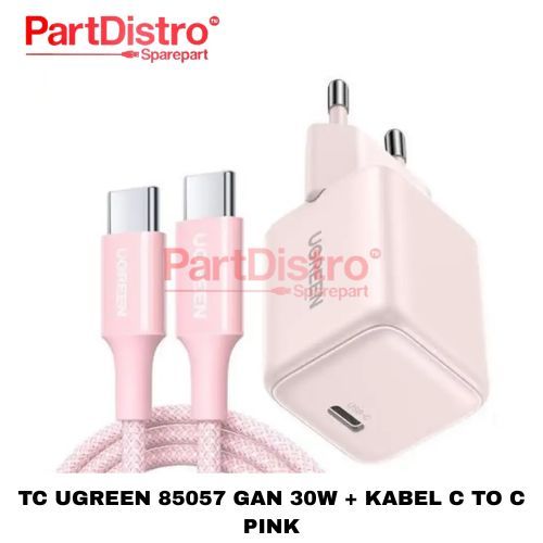 TC UGREEN 85057 GAN 30W + สาย PINK C TO C