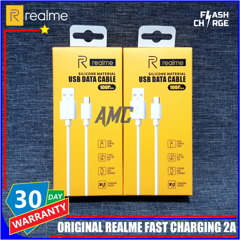 Realme C11 C12 C20 C21 C21y Data Cable ORIGINAL 100% Micro USB