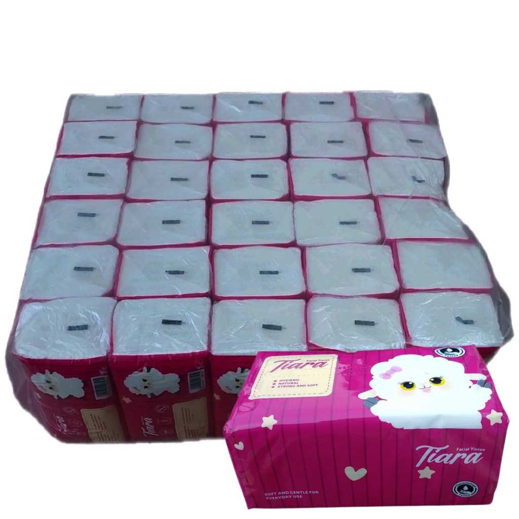Sebal Package 30 Pack กระดาษเช็ดหน้า Tiara Soft & Hygienic กระดาษเช็ดหน้านุ่มขายส่ง