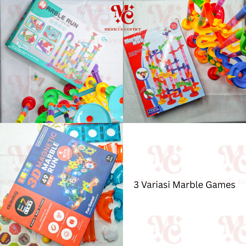 MONCIS PRELOVED - เกมหินอ่อน Marble Run Marble Pipeline | ของเล่นหินอ่อน