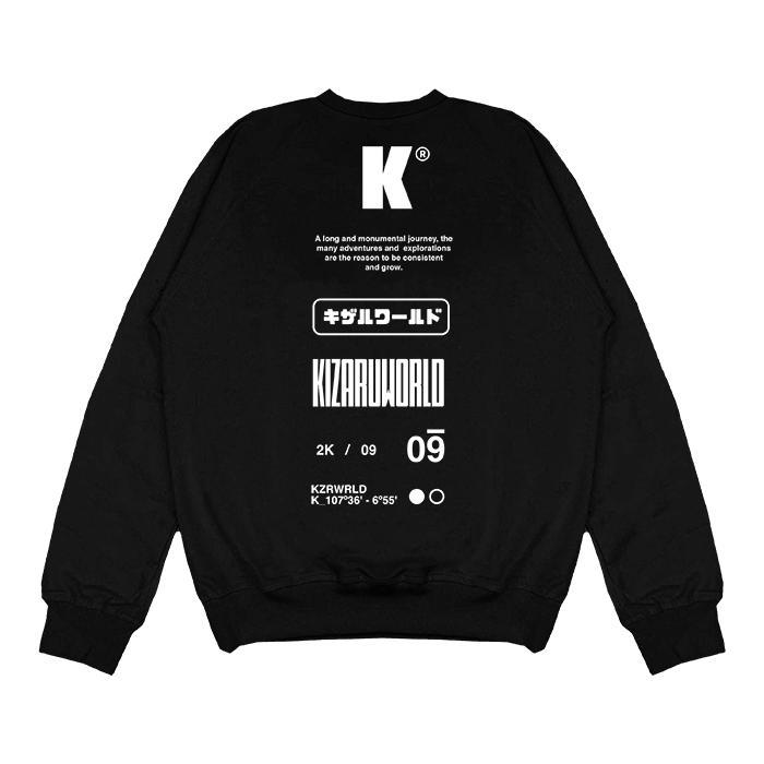 KIZARU เสื้อสเวตเตอร์ คอกลม BUNKO