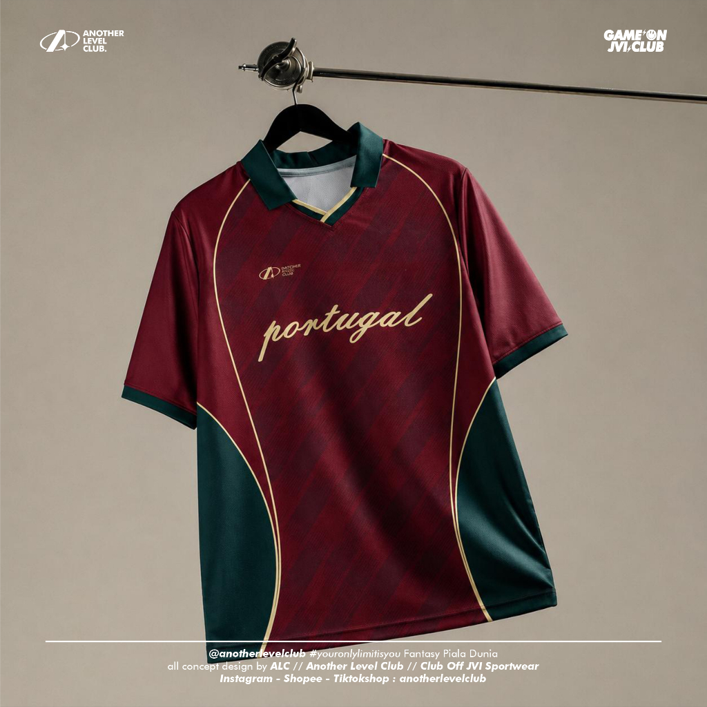 JVI x ALC JERSEY PORTUGAL JERSEY VINTAGE JERSEY RETRO JERSEY FOOTBALL JERSEY SPORT JERSEY FANTASY
