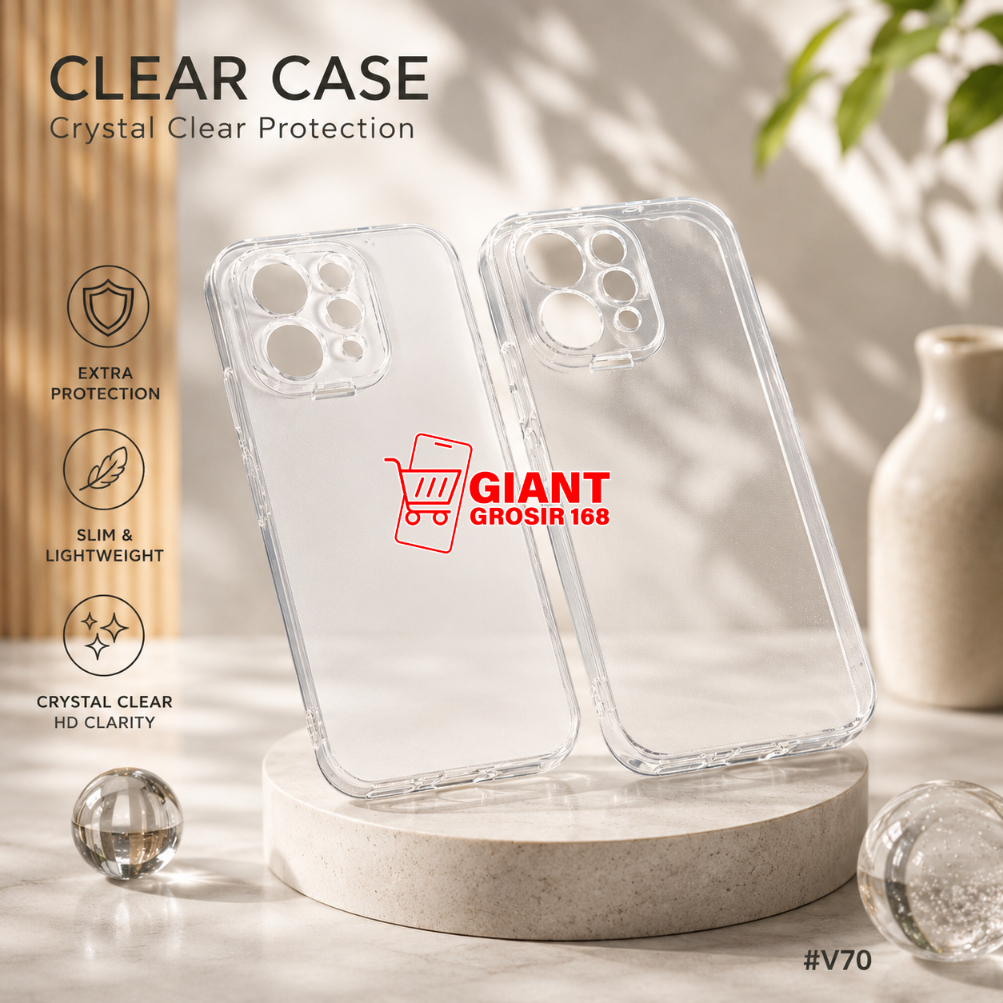 Vivo V70 Vivo V70 Fe Vivo V60 Lite Vivo V60 5G Vivo V40 5G Vivo V40 Pro 5G Clear HD Case Bening Vivo