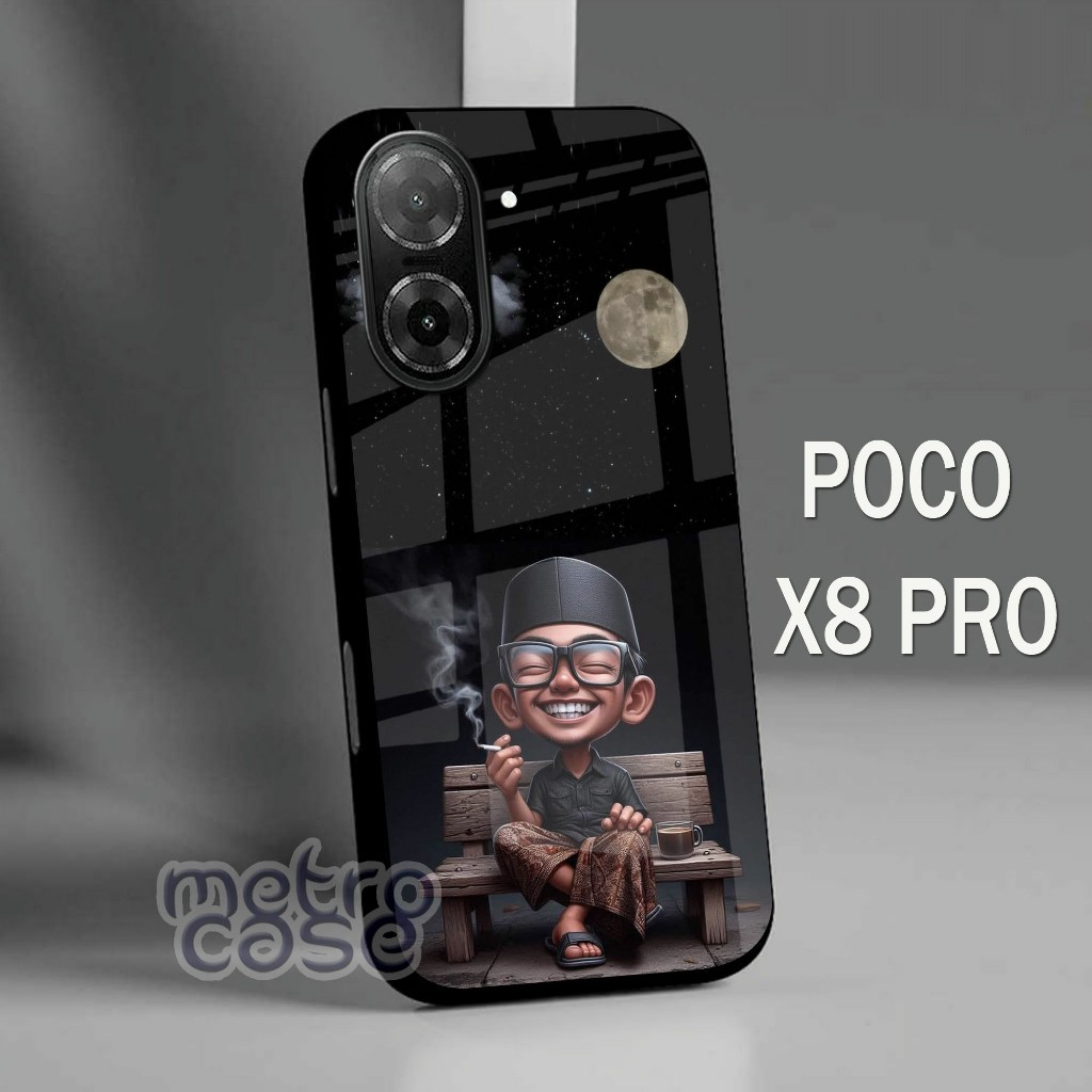 Softcase Glass Kaca GLOSSY POCO X8 PRO - X8 PRO - POCO X8 PRO - ใหม่ล่าสุด XIAOMI - X8 PRO 2026 - G9