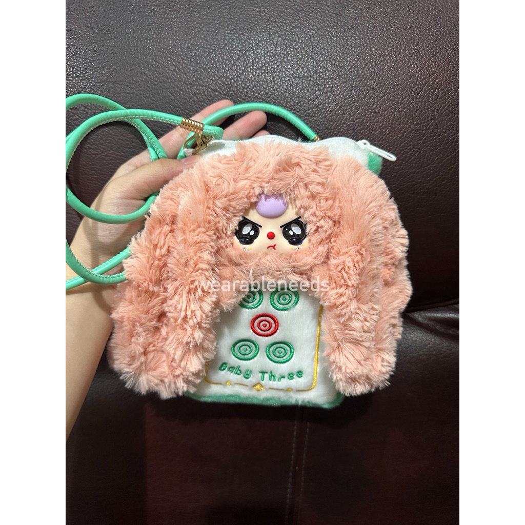 BABY THREE MAHJONG PHONE BAG SLING SELECTED