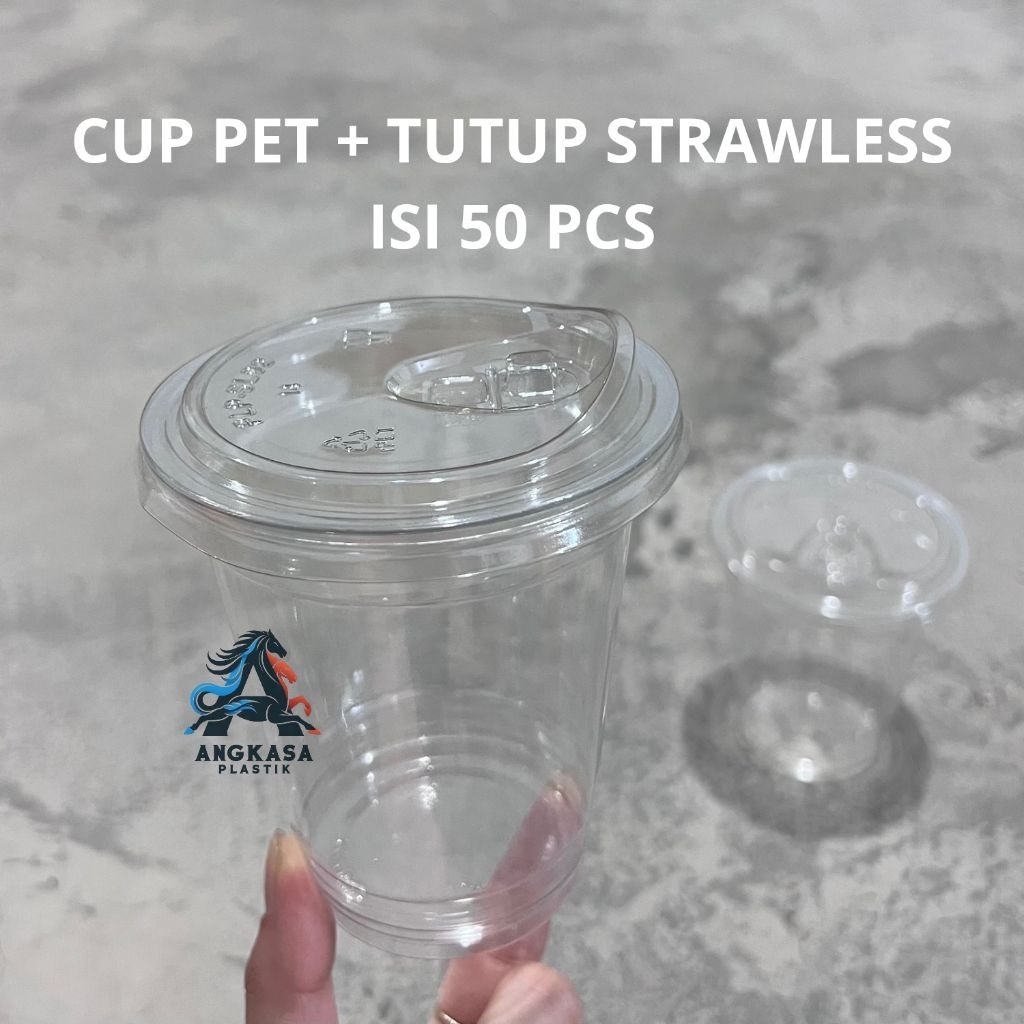 (50 ชิ้น) แก้ว PET PLP 14oz + ฝาหลอดหนา / แก้ว PET 14oz / แก้ว 14oz / แก้วร้านกาแฟ / แก้วคาเฟ่ PET /