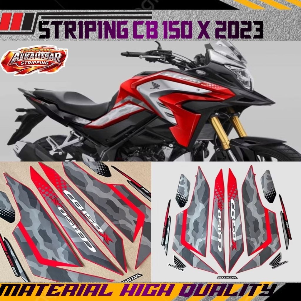 Striping Sticker Honda CB150X CB 150X CB 150 X ปี 2023 คุณภาพครบชุดและเคลือบ