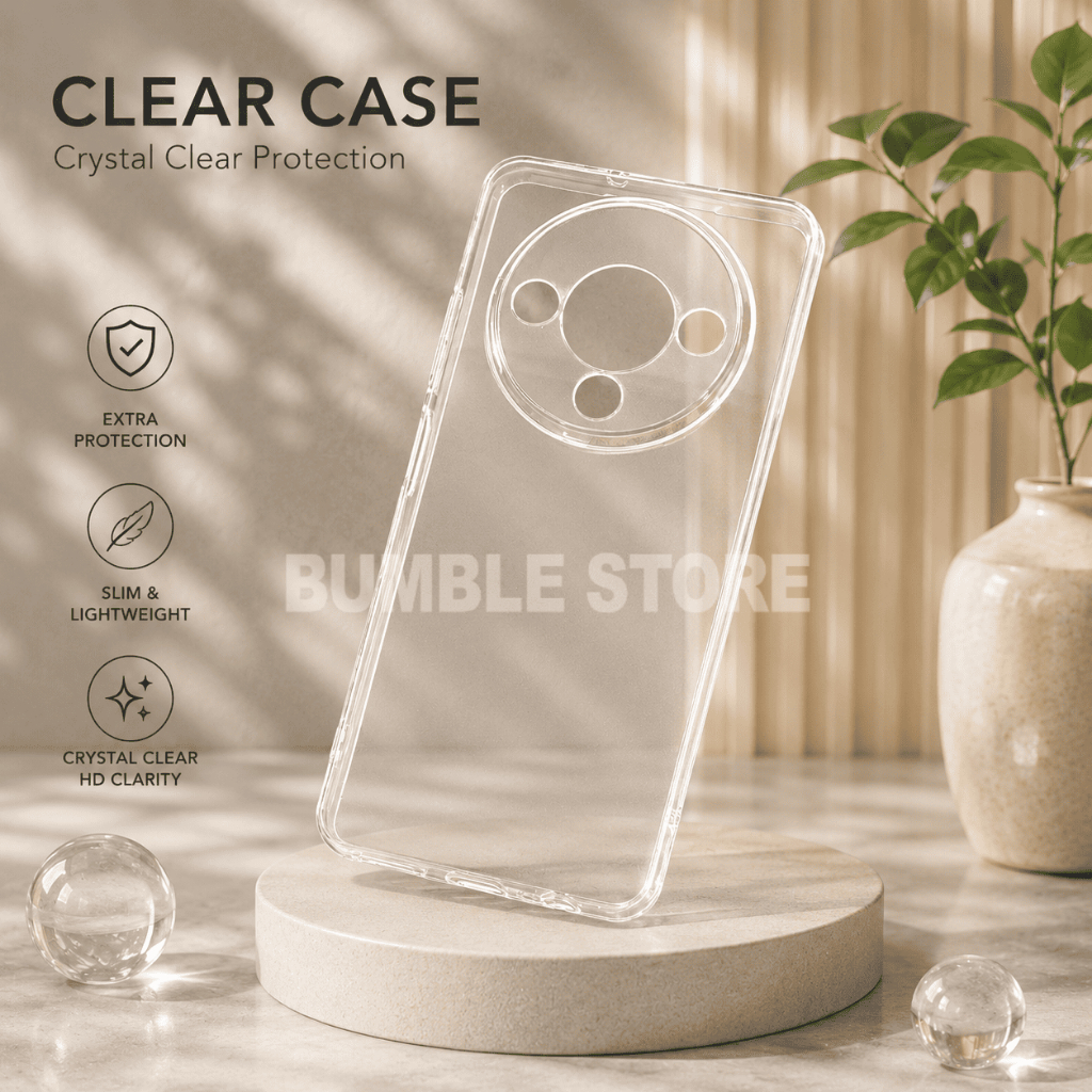 Bumble - Zte Nubia A76 5G Zte Nubia A36 Zte Nubia A56 Softcase Clear Case Bening 2.0mm Case Zte Nubi