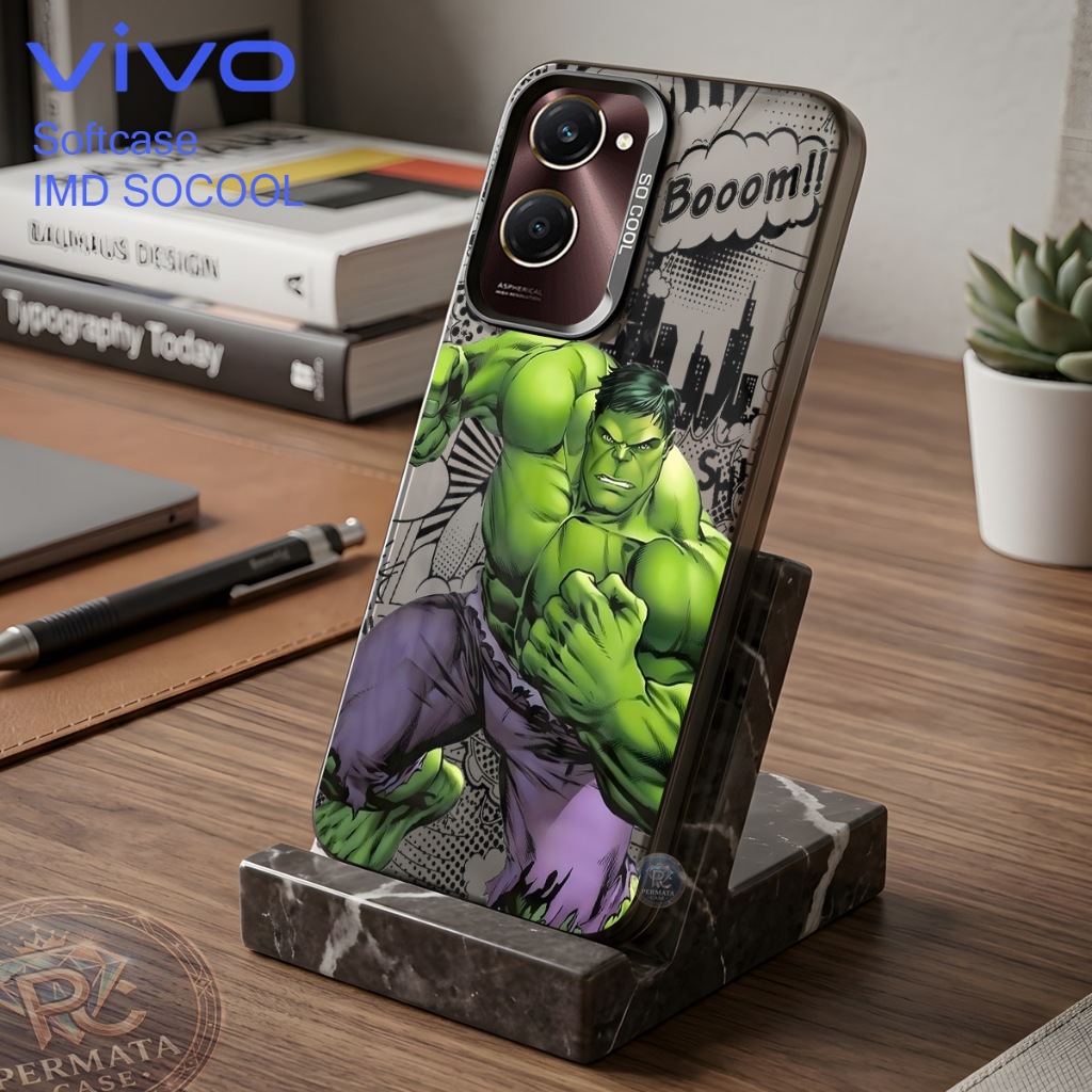 PC132 กรณี Vivo Y18 Y03 Y36 4G 5G Y27 4G 5G Y27s Y28 4G Y17s 2023 ป้องกัน Hp กรณี Glitter/Glossy ซิล