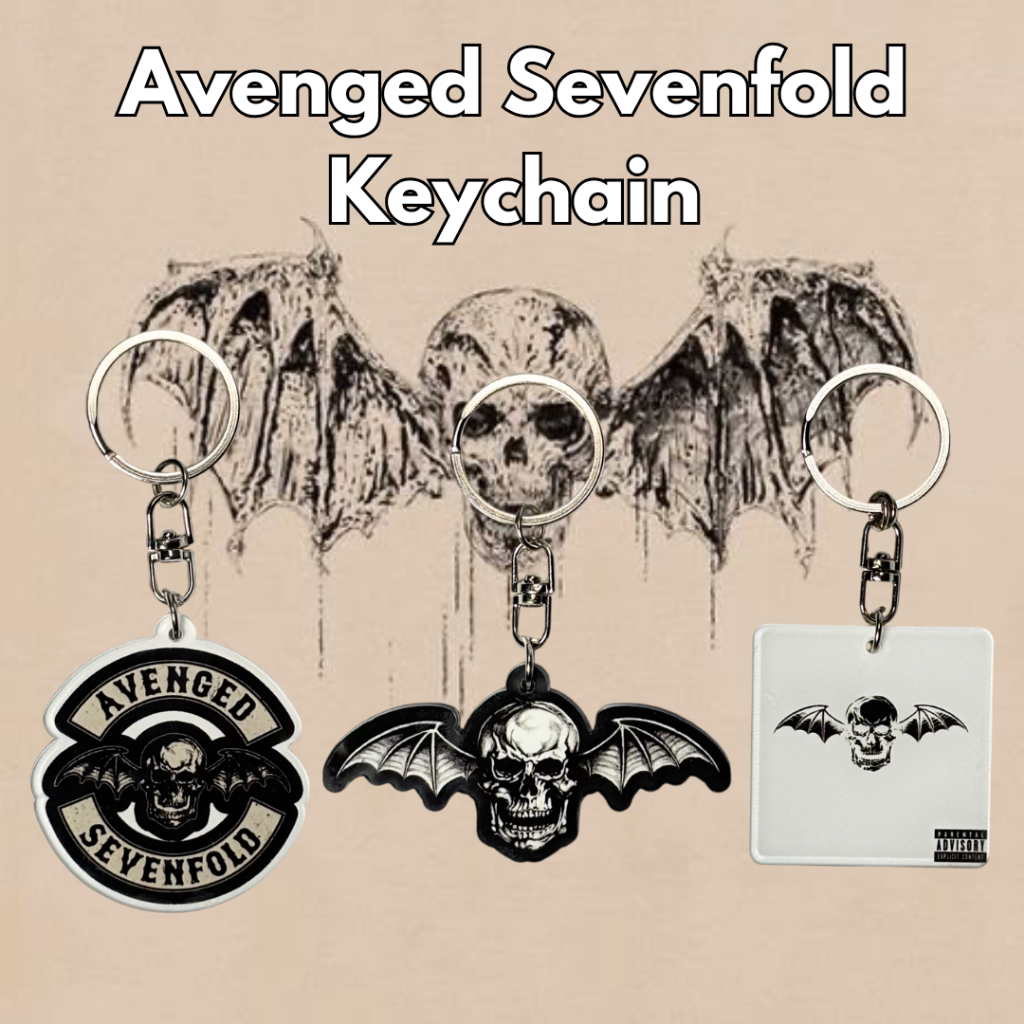 GANTUNGAN Avenged Sevenfold พวงกุญแจอะคริลิค | อัลบั้มอะคริลิค 2 ด้านเพลงพวงกุญแจกระเป๋าอุปกรณ์เสริม