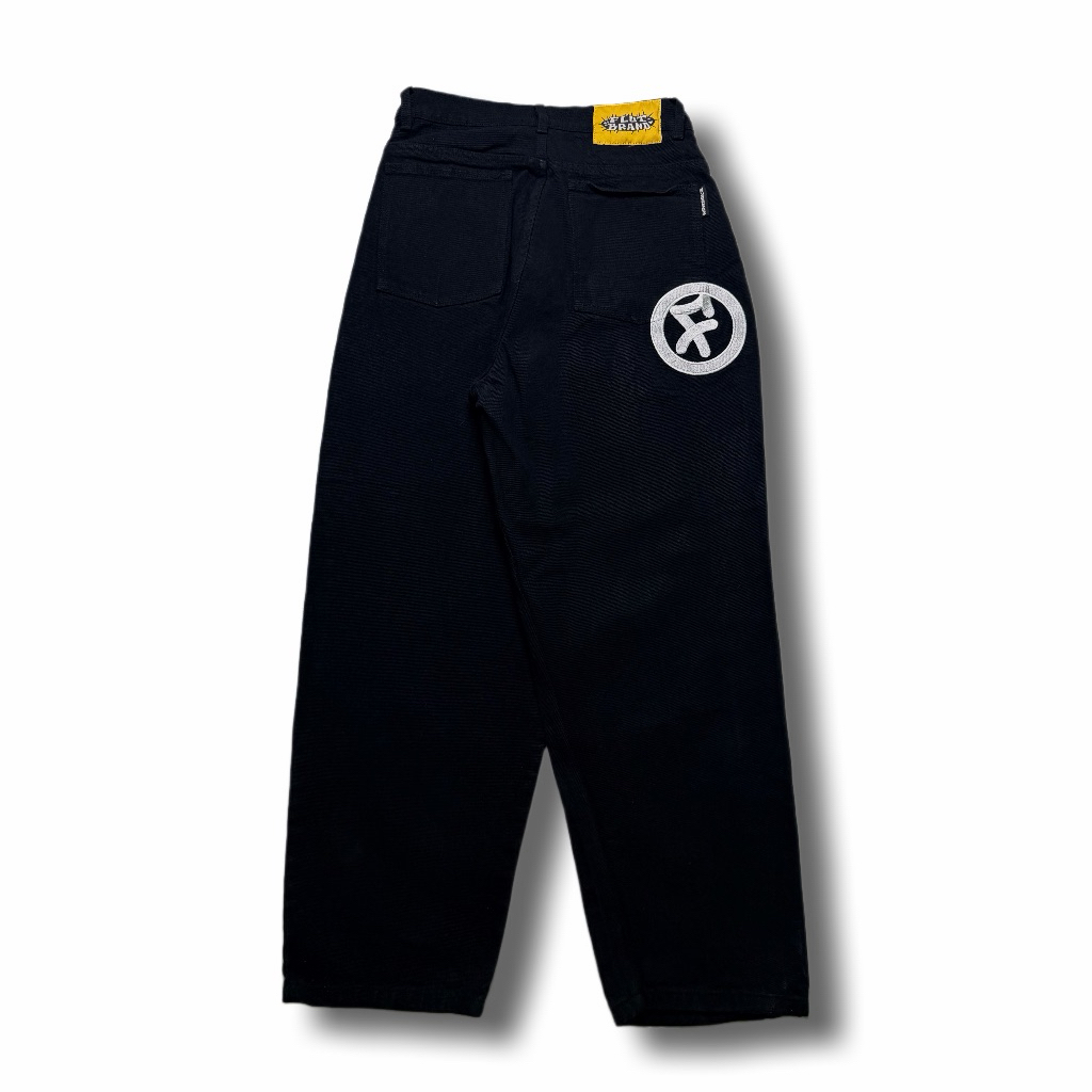 Baggy Jeans - Flut Worldwide Clera Baggy Jeans สีดํา
