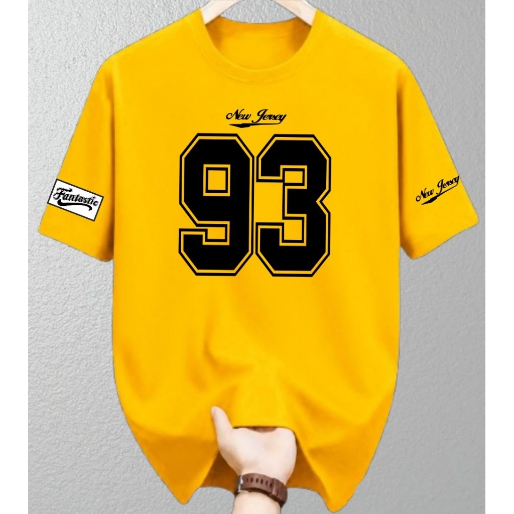 MESIN MENS เสื้อยืดสตรี ใหม่ JERSEY 93 BIGSIZE S - XXXXXXXL สไตล์เกาหลี DISTRO เสื้อยืด (S - 7XL) JU