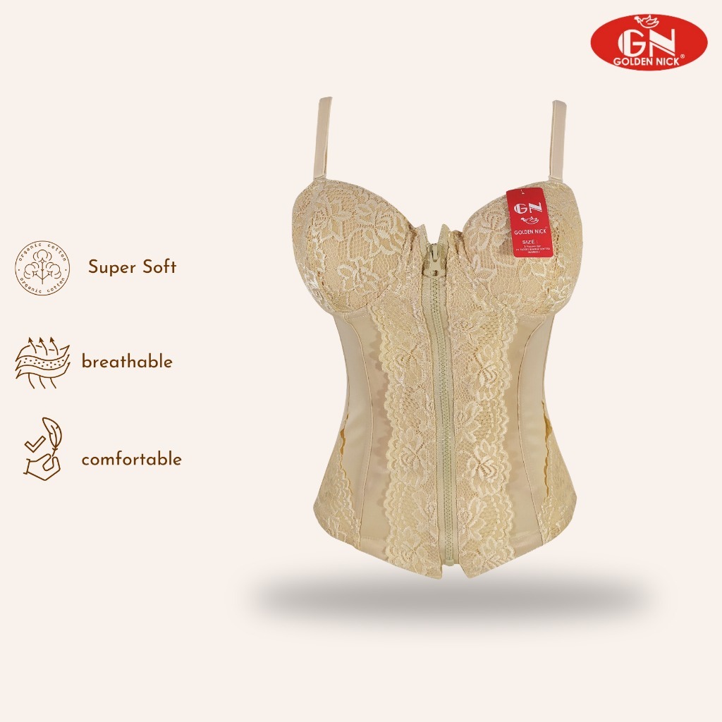Golden Nick -Longtorso Slimming LT SB002 เครื่องรัดตัวกระเพาะอาหาร | ชุดชั้นในยกทรงกระชับสัดส่วน Bus