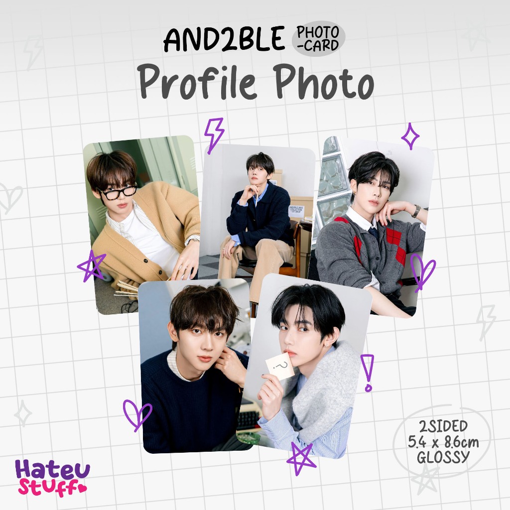 AND2BLE Unofficial Photocard Profile Photo + Boys Planet