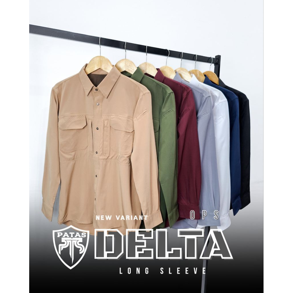 KEMEJA PATAS - DELTA OPS LONG TACTICAL SHIRT