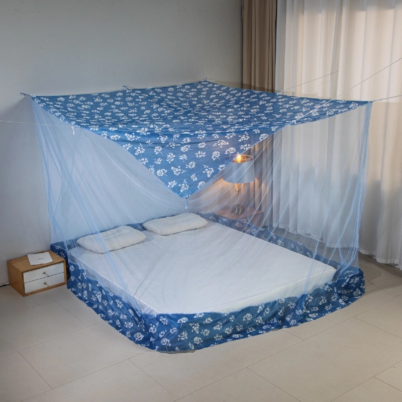 YYT 150*200 ซม. มุ้งสี่มุมไนลอนและผ้า Kulambo สําหรับห้องนอนป้องกัน 1 ถึง 8 คน