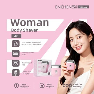 ENCHEN A8 Wanita Elektrik Mini Shaver Lady Ketiak Kaki Tangan Lengan Kemaluan Hari Removal Portable