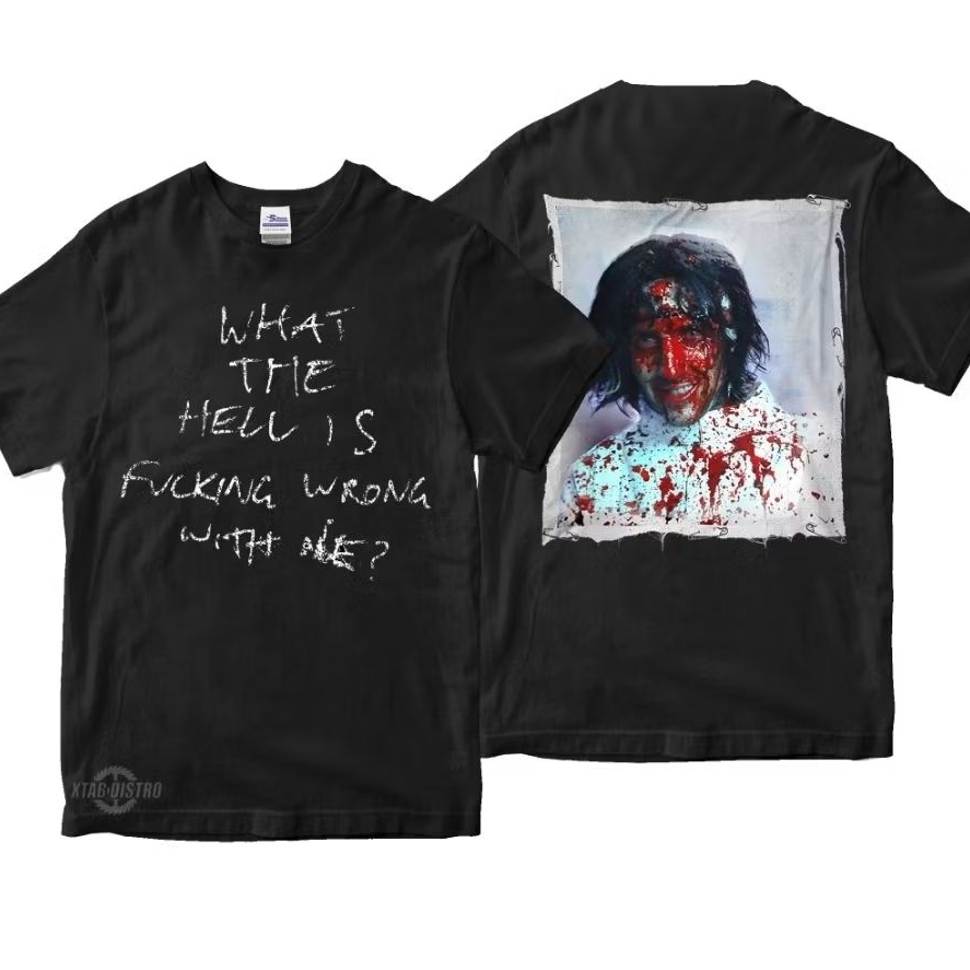 เสื้อยืด BRING ME THE HORIZON - WHAT IS WRONG WITH ME วงเสื้อยืด bmth oliver sikes rock pop โลหะในตัว plastisol xtab distro