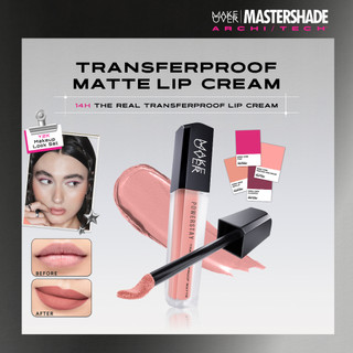 [SPECIAL MASTERSHADE] MAKE OVER Powerstay Transferproof Matte Lip Cream - Lipcream x PANTONE Tahan Lama 14 Jam Lip Cream Tidak Kering Ringan Kissproof Ombre Lips Color Nude Lipstick Matte 14H Make Up Long Lasting Somethin Time Less Stain w Maybe Euphoria