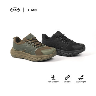 Declan Sepatu Outdoor Sneakers Casual Pria Titan  01-097 Black