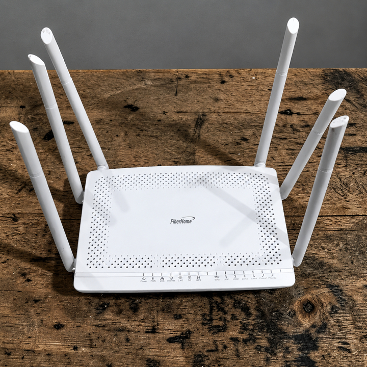 ONT Fiberhome 5G Premium รุ่น HG6245N + ADAPTER