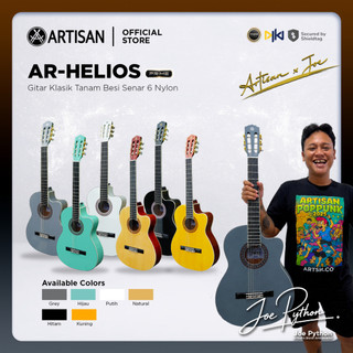 ARTISAN Gitar Klasik Tanam Besi ( AR - HELIOS Prime ) Senar 6 Nylon