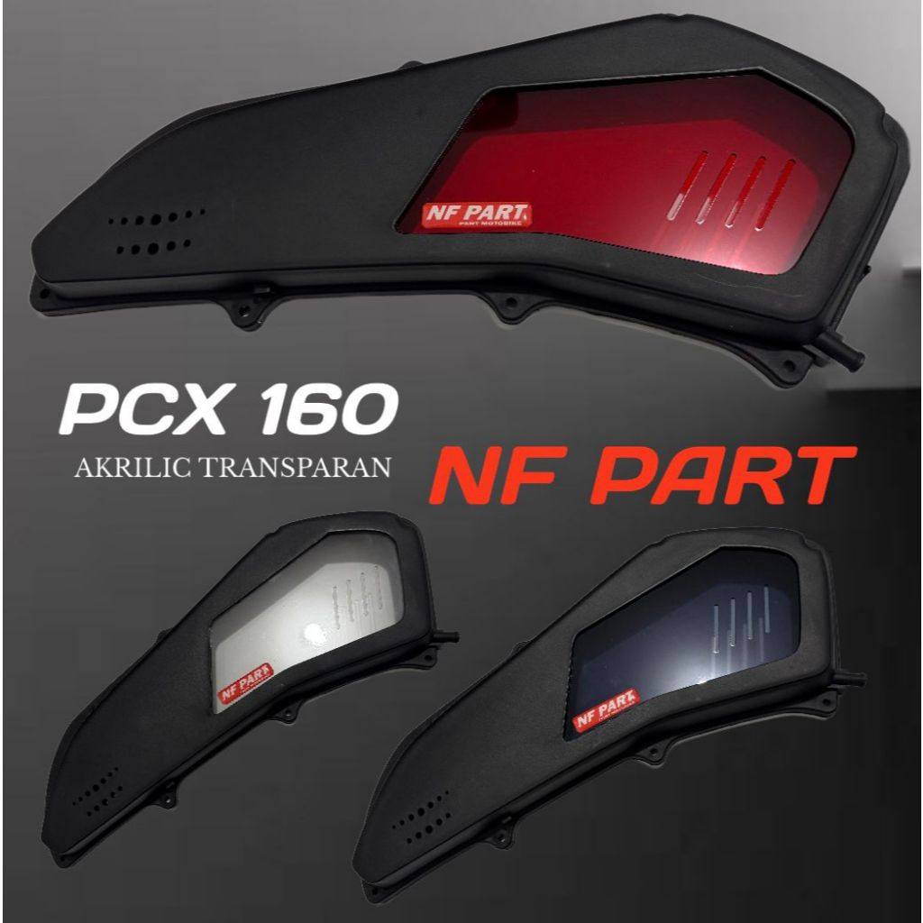 SLIM FILTER BOX PCX 160 K1Z TRANSPARENT ACRYLIC รุ่น SLIM PCX 160 ADV 160 VARIO 160 STYLO 160