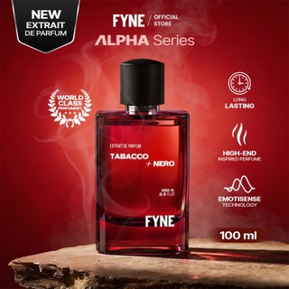 NEW! FYNE Extrait de Parfum Tabacco Nero 100ml  - Parfum Pria Tahan Lama 24 Jam - Parfum Unisex - Parfum Pria Wangi