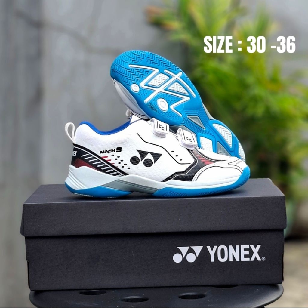 รองเท้า Yonex Mach 3 Kids Premium - รองเท้าแบดมินตัน Velcro Kids Size 30-36