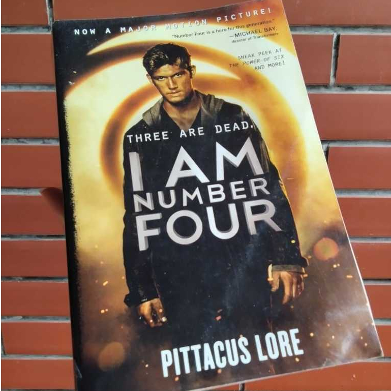 Pittacus Lore I am Number Four Dystopian Fantasy หนังสือนวนิยายภาษาอังกฤษ Preloved