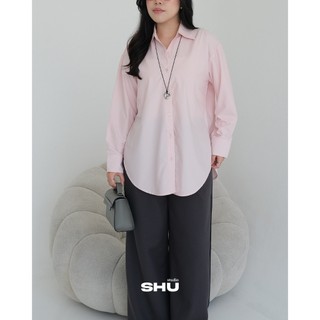 Shustudio - Afternoon Shirts | Cotton Poplin | Atasan Wanita | Kemeja Basic Blouse Formal Lengan Panjang
