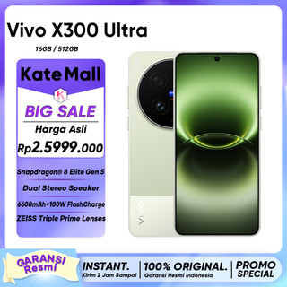 Vivo X300 Ultra 5G 16/512GB 16/1TB 6600mAh BlueVolt Battery + 100W FlashCharge Garansi Resmi