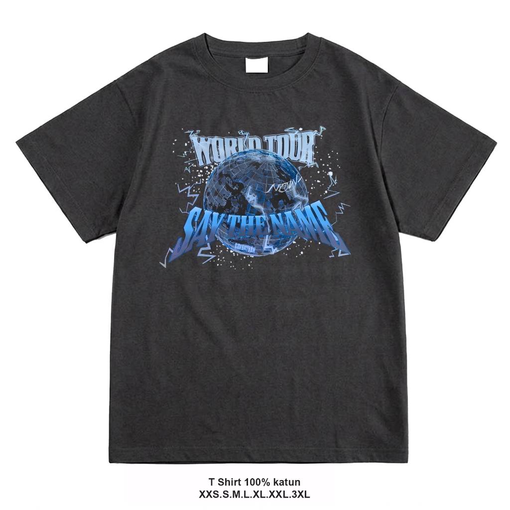 เสื้อยืดไอดอล kpop Mingyu seventeen new_ 2025 World tour World FOOTBALL VERSION