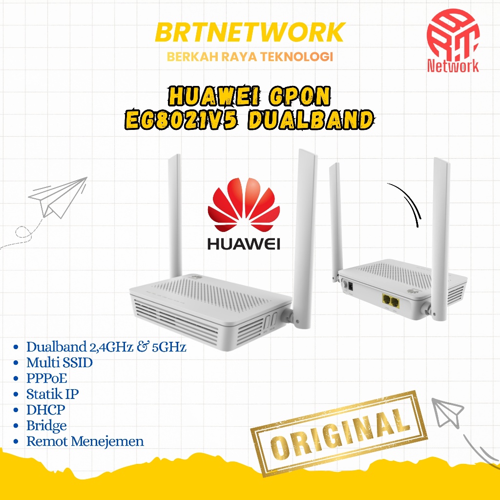 Huawei EG8021V5 Dualband Modem GPON 5G - รับประกัน