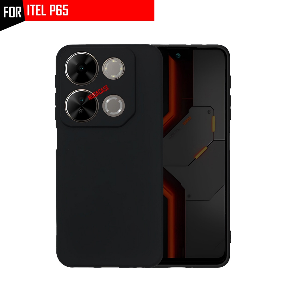 Case Itel P65 Softcase Tpu Black Matte Premium Ultra Slim Casing Itel P65