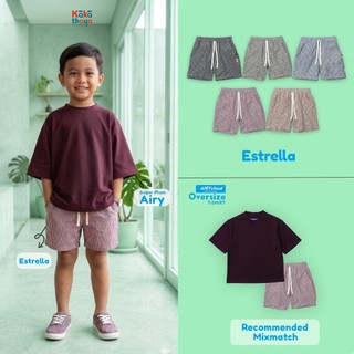 KAKATHAYA Estrella Celana Anak Laki Laki Celana Pendek Anak Laki Laki Celana Harian Anak Celana Salur Anak 1-10 Tahun