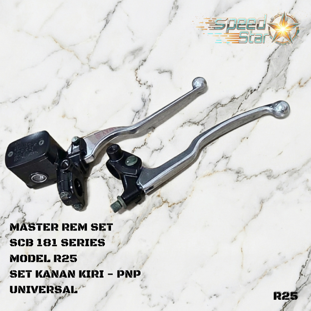 ชุดเบรกหลัก R25 SCB181 Universal Vixion RX King Tiger MegaPro CB150R Ninja Jupiter MX F1ZR CNC PNP